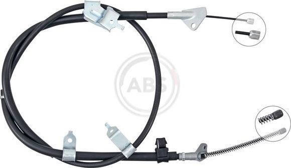 Трос ручника (тросик ручного тормоза) ABS. Артикул K19871