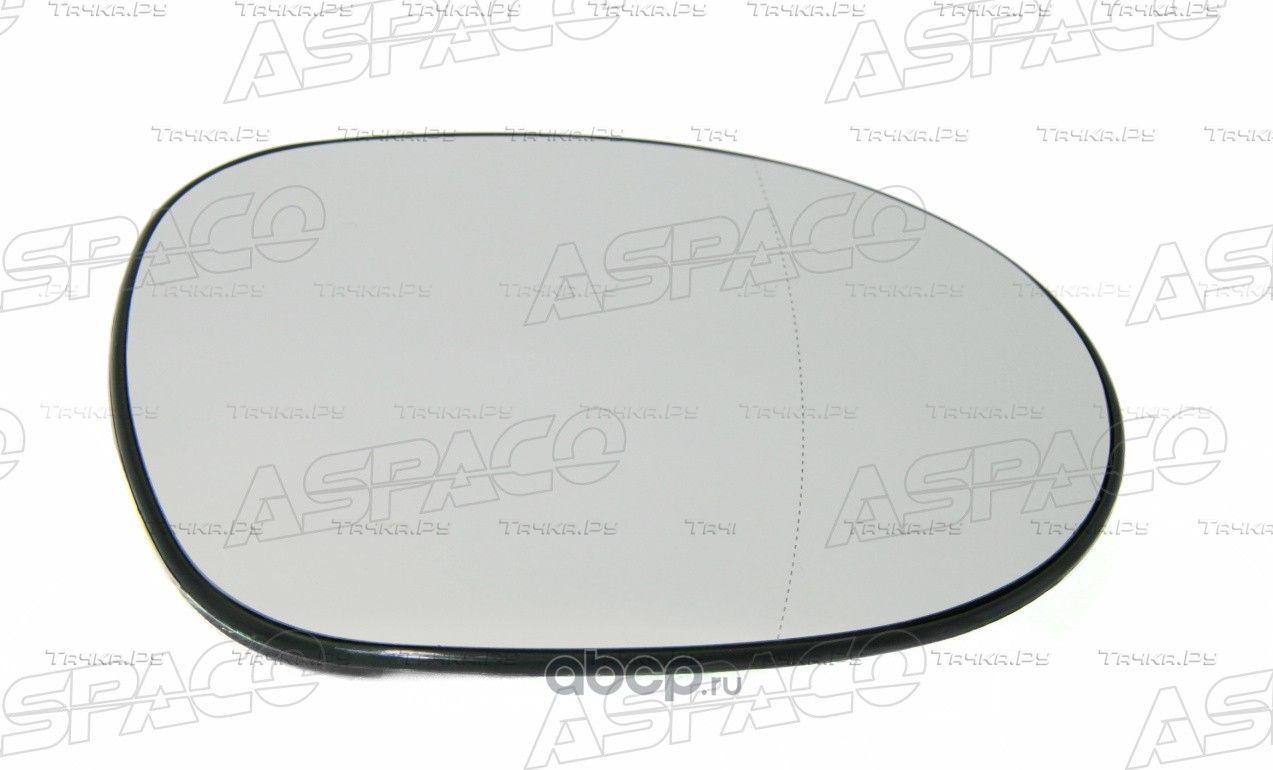ЗЕРКАЛЬНЫЙ ЭЛЕМЕНТ ЛЕВЫЙ С ПОДОГРЕВОМ ДВОЙНОЙ (L) HONDA CIVIC (05-12) (Aspaco). Артикул AP76533