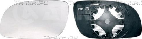Зеркальное стекло бокового зеркала Alkar левое для Volkswagen Touran I 2003-2009. Артикул 6431104