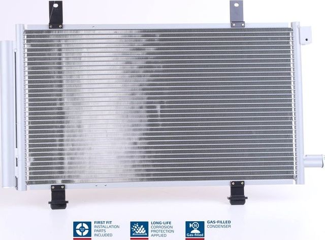 Радиатор кондиционера (конденсатор) Nissens (алюминий) для Fiat Sedici 2006-2014. Артикул 94979