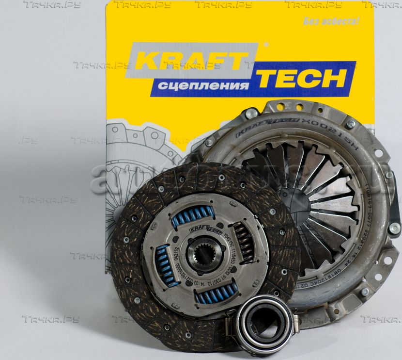 Сцепление (комплект) KraftTech 3P Kit для Toyota Corolla Verso I 2001-2009. Артикул W00215E