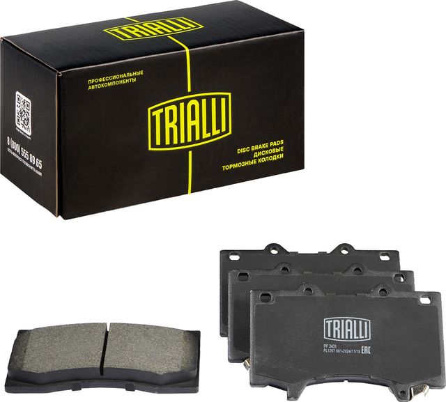 Тормозные колодки Trialli (Low-Metallic). Артикул PF 2431