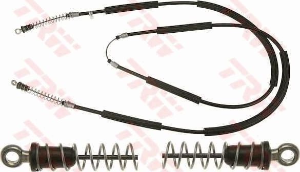 Трос ручника (тросик ручного тормоза) TRW. Артикул GCH1846