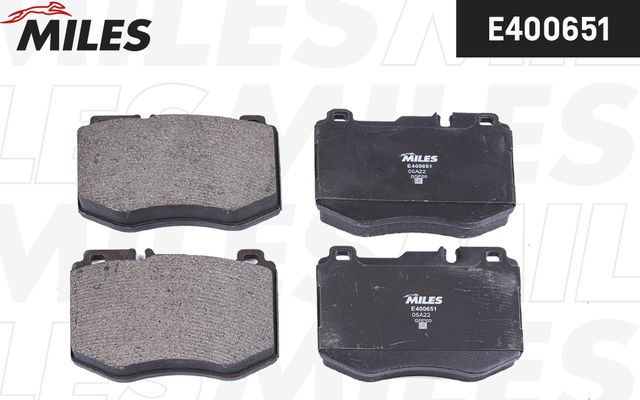 Тормозные колодки Miles (Low-Metallic). Артикул E400651