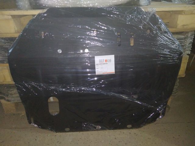 Защита алюминиевая Alfeco для картера и КПП Jac S3 2014-2026. Артикул ALF.56.01al