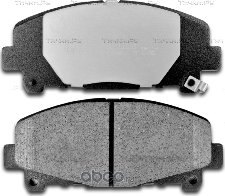 Тормозные колодки Gerat BP-F219C (передние) Ceramic Gerat. Артикул BPF219C