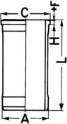 Гильза цилиндра Kolbenschmidt. Артикул 89417110