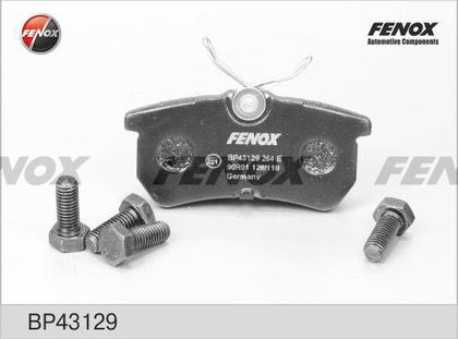 Тормозные колодки Fenox задние для Ford Fiesta VII 2017-2024. Артикул BP43129