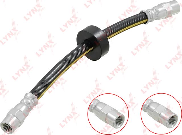 Тормозной шланг LYNXauto задний левый для Audi Cabriolet 1991-2000. Артикул BL-3023
