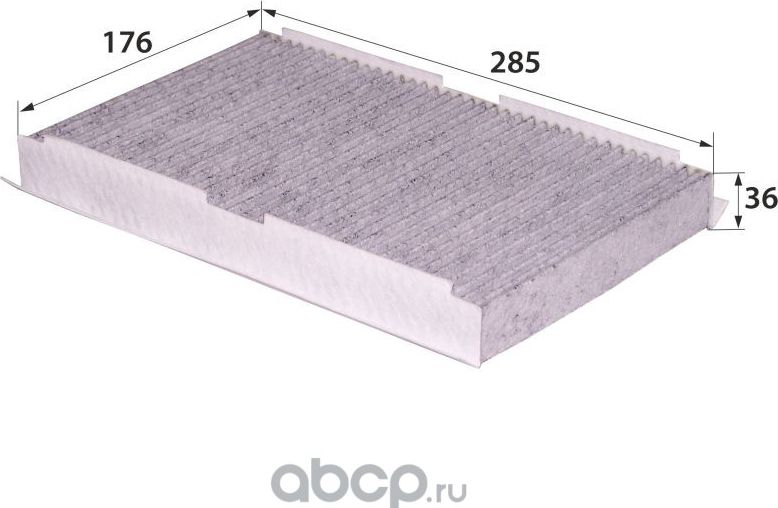 AC-043EC CUK2940 (ФИЛЬТР САЛОННЫЙ) (RB-Exide). Артикул AC043EC