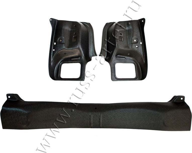 Защитный комплект Русская Артель (накладка на порожек багажника и внутренняя обшивка задних фонарей) для Renault Logan II 2013-2026. Артикул ZKRL-048002