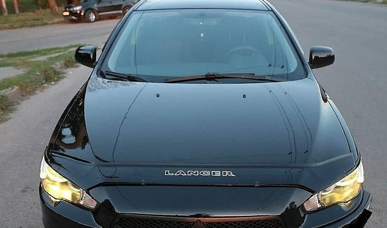 Дефлектор VT52 (верхний) для капота Mitsubishi Lancer 10 2007-2026. Артикул MSH08VT