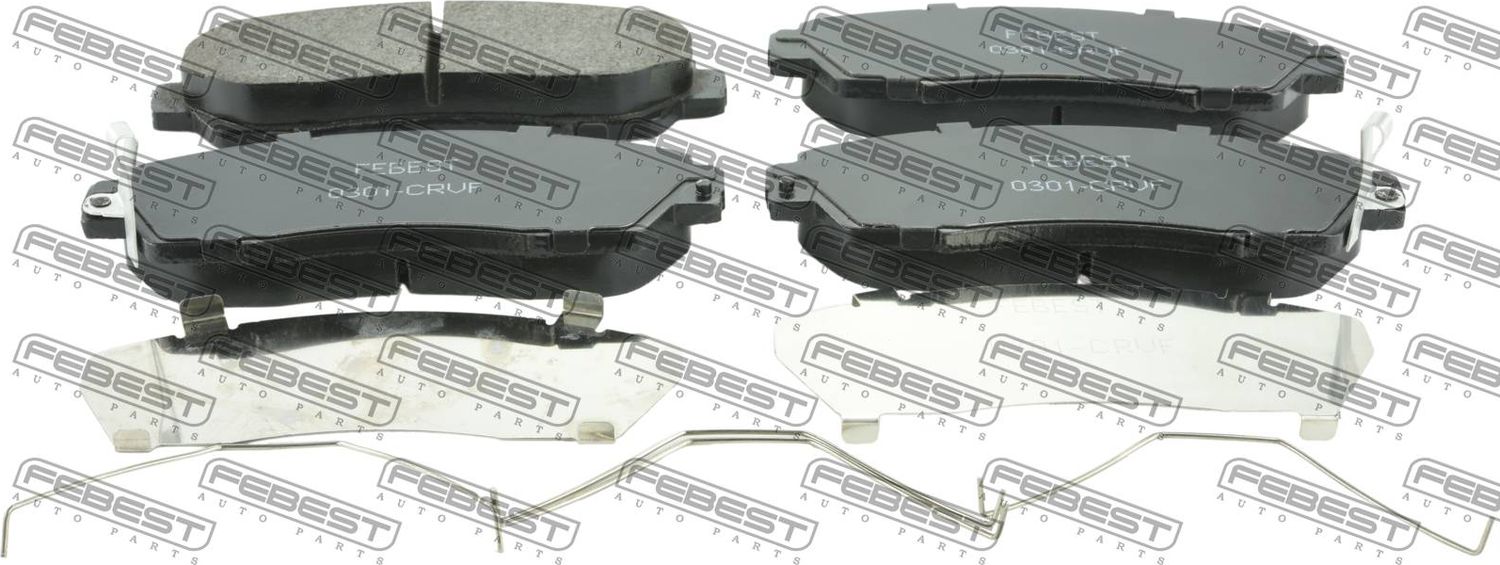 Тормозные колодки Febest. Артикул 0301-CRVF