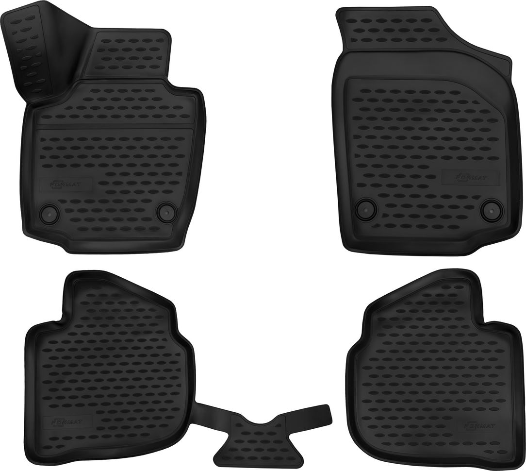 Коврики Format 3D c повышенной износостойкостью для салона Skoda Rapid 2013-2017. Артикул FORMAT.3D.45.15.210k
