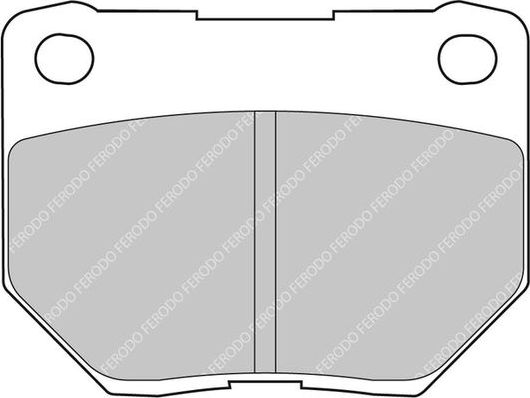 Тормозные колодки FERODO RACING DS3000. Артикул FCP1372R