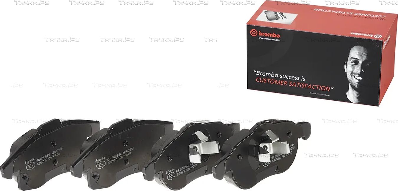 Тормозные колодки Brembo Directional передние для Opel Vectra C 2002-2009. Артикул P 10 011