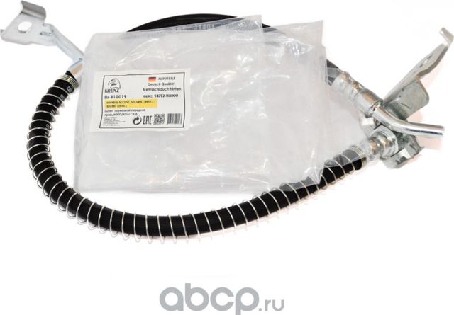 Тормозной шланг передний правый Solaris/Rio 2017 (Krenz). Артикул BR810019