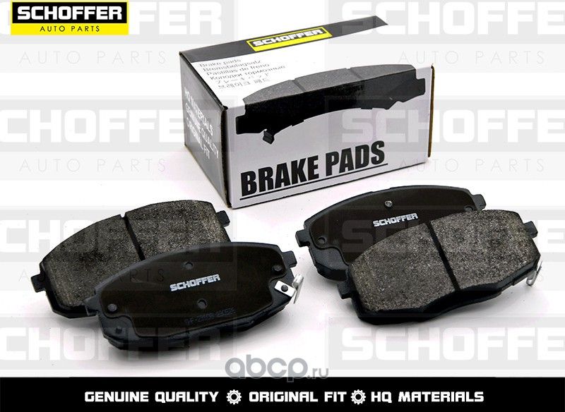 Колодки тормозные передние HYUNDAI CRETA 15-I30 0 (Schoffer). Артикул SHF23108