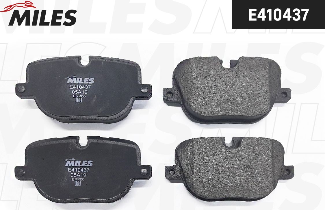 Тормозные колодки Miles (Low-Metallic). Артикул E410437