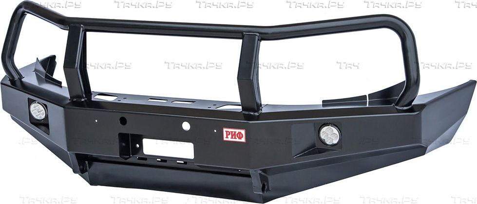Бампер силовой РИФ передний с доп. фарами и защитной дугой для Ford Ranger T6 2011-2015. Артикул RIFRT6-10350