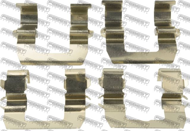 Комплект монтажный тормозных колодок Febest. Артикул 0403-PD4WR