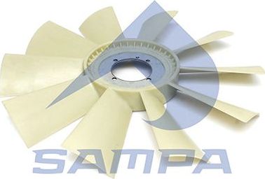 Вентилятор радиатора двигателя Sampa для MAN M2000 1995-2005. Артикул 021.355