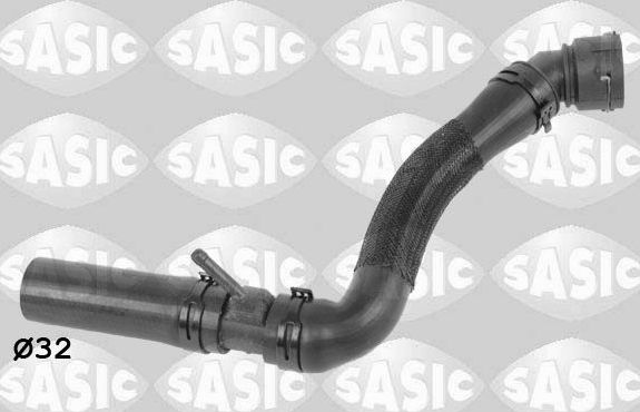 Патрубок радиатора (системы охлаждения) Sasic. Артикул 3406404