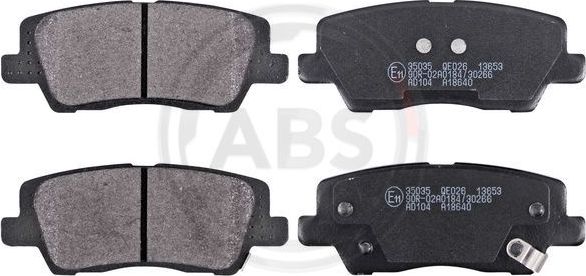 Тормозные колодки ABS. Артикул 35098