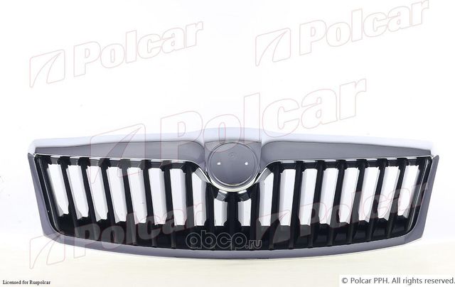 SKODA OCTAVIA II (1Z31Z5) 10.08- Решетка радиатора (компл.) (Polcar). Артикул 692305