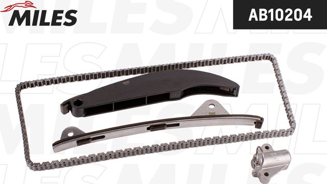 Комплект цепи ГРМ HYUNDAI/KIA I30/I40/SONATA/TUCSON G4NB 2010- без звездочек (Miles) Miles. Артикул AB10204