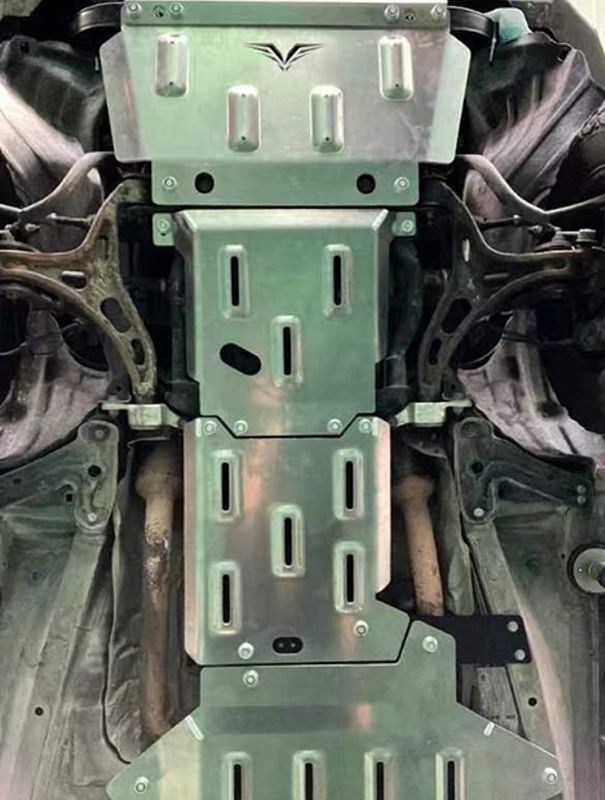 Защита алюминевая Falcon для радиатора, картера, РК, КПП Jeep Grand Cherokee WK2 2010-2014. Артикул 8119536583