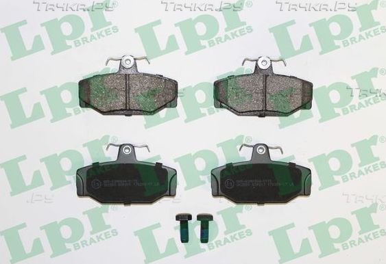 Тормозные колодки LPR задние для Volvo 850 1996-1996. Артикул 05P217