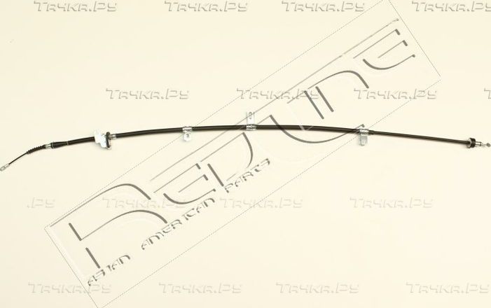 Трос ручника (тросик ручного тормоза) RED Line. Артикул 49KI007