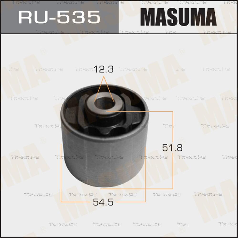 Сайлентблок заднего рычага подвески Masuma. Артикул RU-535