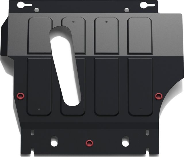 Защита АвтоБРОНЯ для картера и КПП Nissan Micra K12 рестайлинг 2005-2010. Артикул 111.04102.1