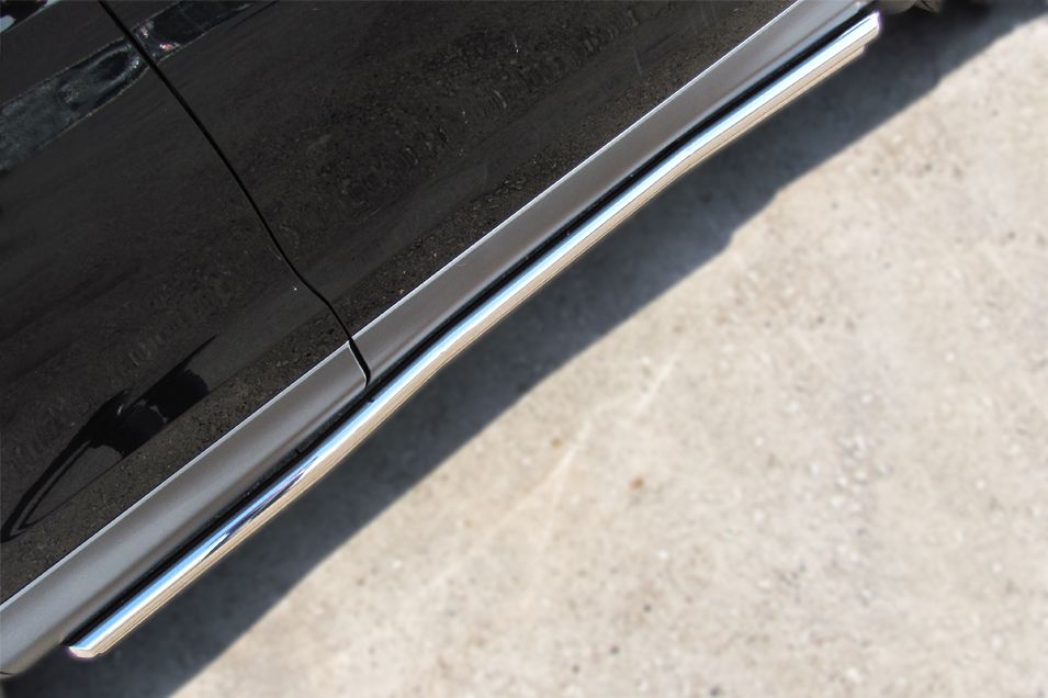 Защита порогов РусCталь труба d42хd42 для Honda CR-V IV до рестайлинга 2012-2015. Артикул HVT-001339