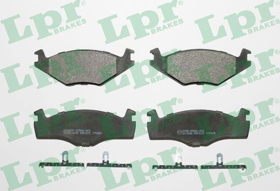 Тормозные колодки LPR. Артикул 05P225