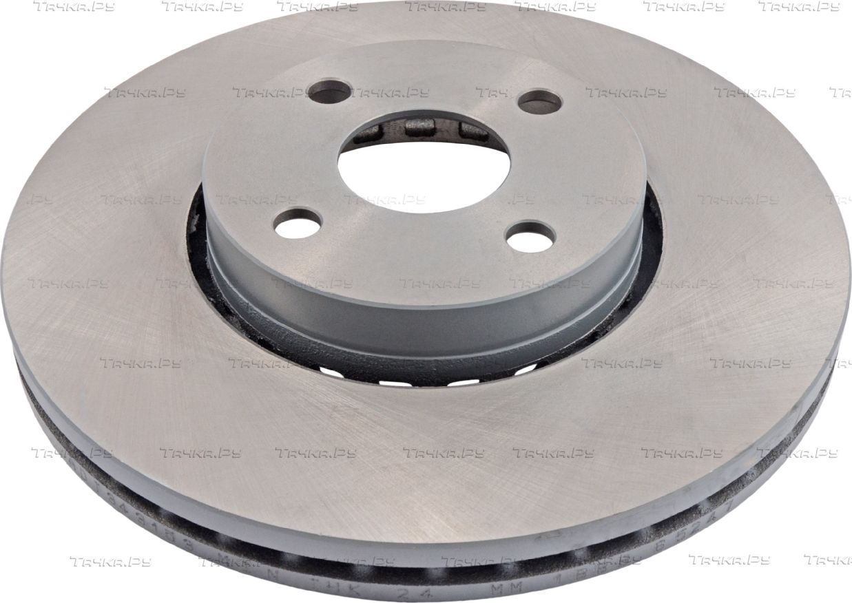 Тормозной диск Blue Print передний для Toyota Corolla E120, E130 2001-2007. Артикул ADT343153
