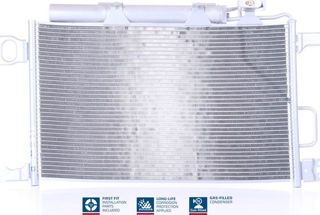 Радиатор кондиционера (конденсатор) Nissens (алюминий) для Mercedes-Benz CLK-Класс II (C209, A209) 2004-2009. Артикул 94794