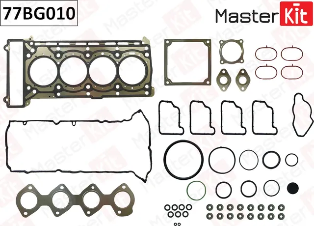 77BG010 Верхний комплект прокладок ГБЦ Mercedes-Benz W203/W204/W211/C209/Sprinter (M271.910) 1.8 (Master KIT). Артикул 77bg010