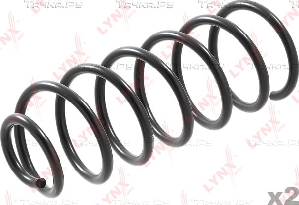 Пружина подвески LYNXauto передняя для Volkswagen Golf IV 1997-2006. Артикул SC-1085