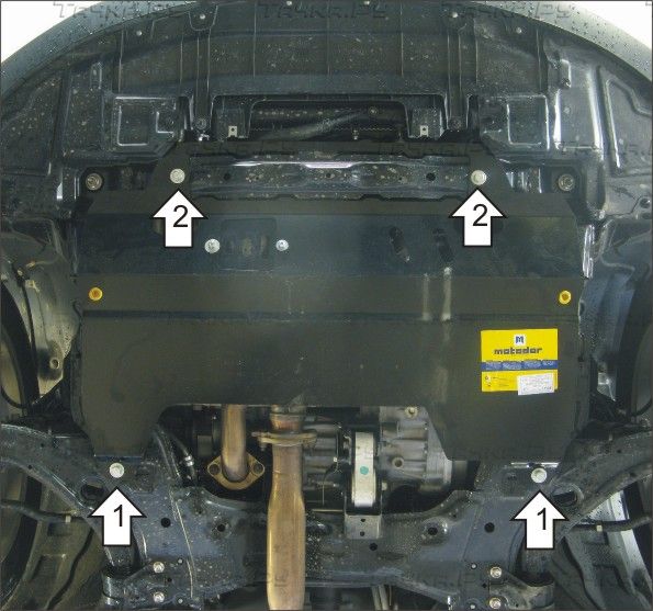 Защита Мотодор для картера, КПП Mazda CX-9 2007-2012. Артикул 11126