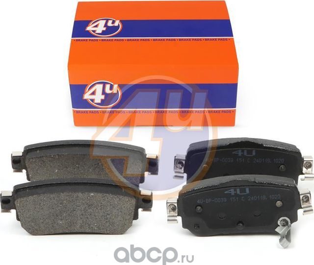 Колодки тормозные (4U). Артикул 4UBP0039