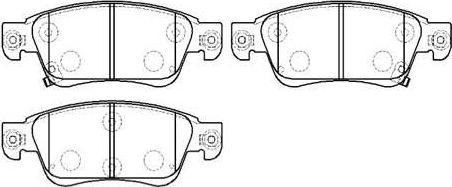 Тормозные колодки HSB. Артикул HP5212