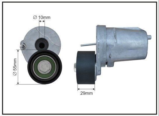 Натяжной ролик (натяжитель) приводного ремня Caffaro. Артикул 133100SP