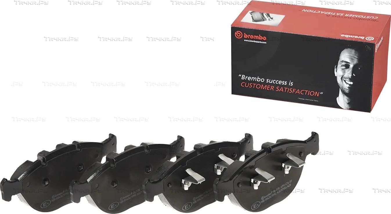 Тормозные колодки Brembo передние для BMW X5 I (E53) 2001-2006. Артикул P 06 028