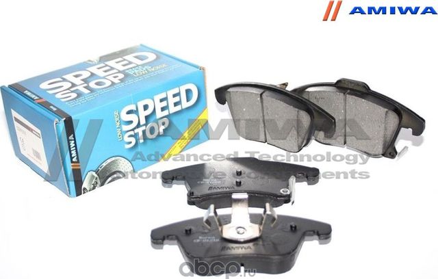 КОЛОДКИ ТОРМОЗНЫЕ ДИСКОВЫЕ ПЕРЕДНИЕ SPEED STOP (Amiwa). Артикул CD01218