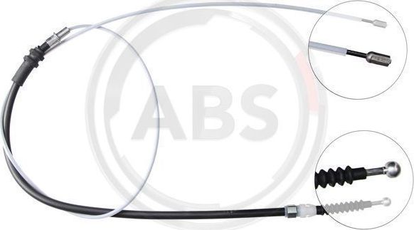 Трос ручника (тросик ручного тормоза) ABS. Артикул K13366
