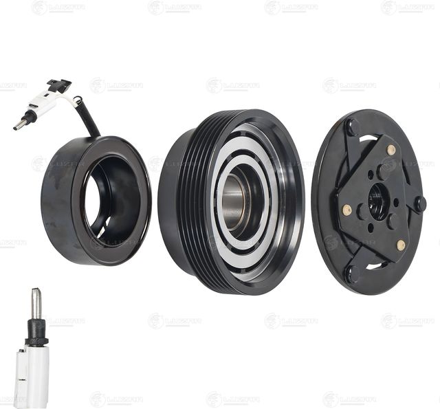 Муфта компрессора кондиционера Luzar для Renault Logan II 2007-2026. Артикул LMAC 0902