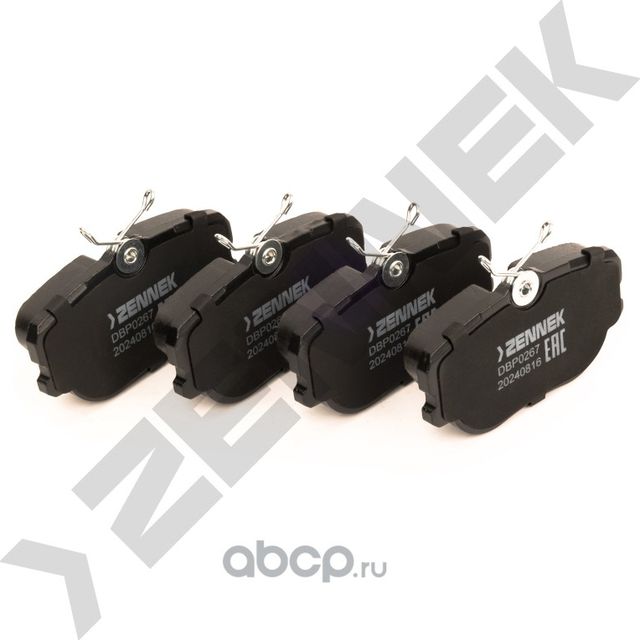 Колодки тормозные дисковые передние MERCEDES 190 W201 82-93 (Zennek). Артикул DBP0267